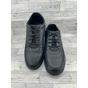 Rockport Black Leather Lace Up Comfort Walking Shoes Men Size 14 Wide K71185